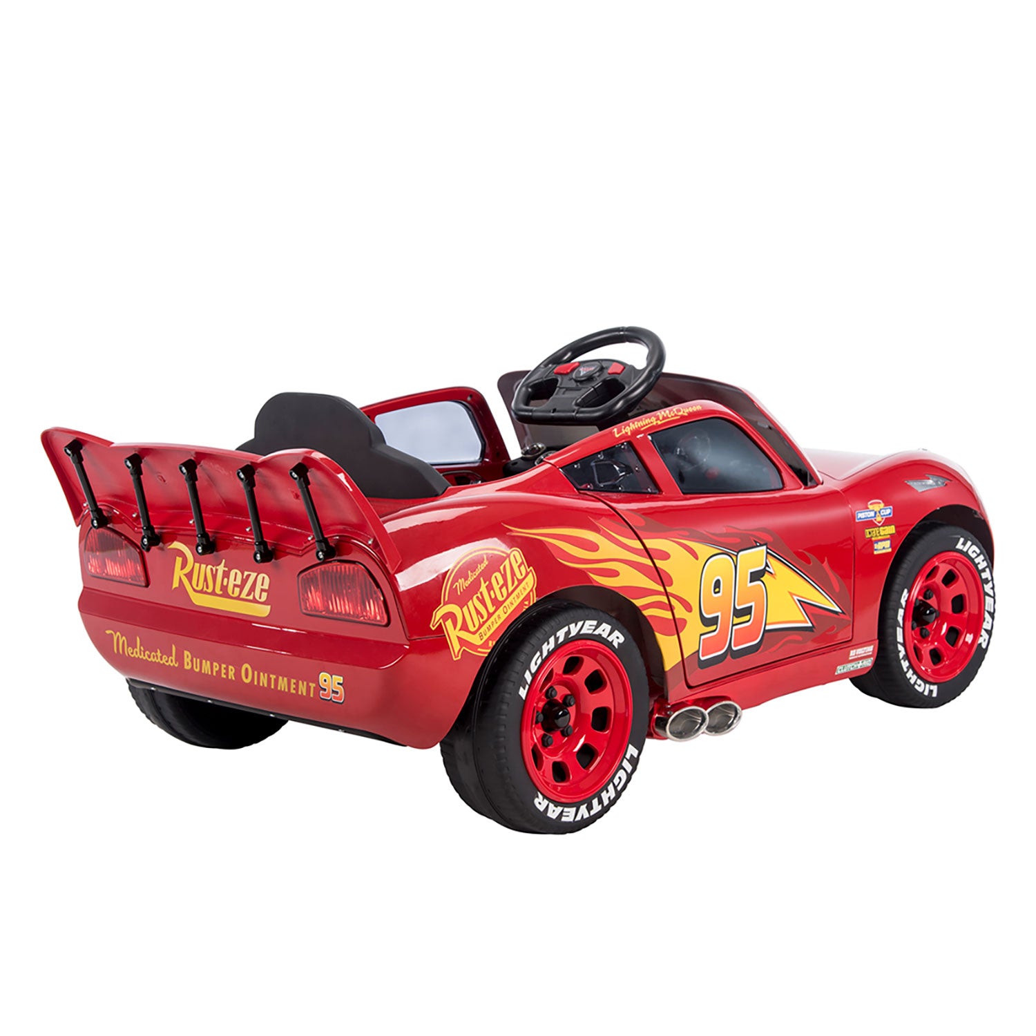 Macchina Elettrica per Bambini Disney Pixar Saetta McQueen 7,2V Rosso
