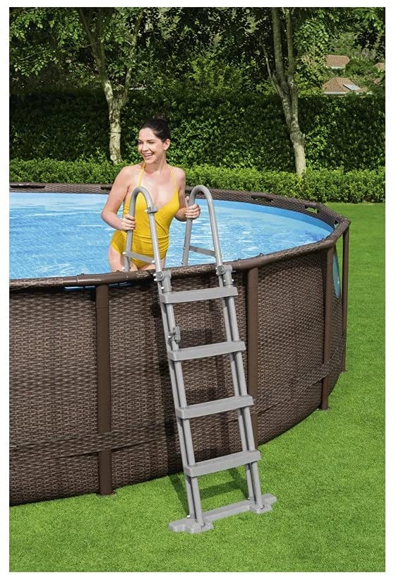 Piscina Bestway 56725 Fuori Terra Power Steel Swim Vista da 488 x 122 cm