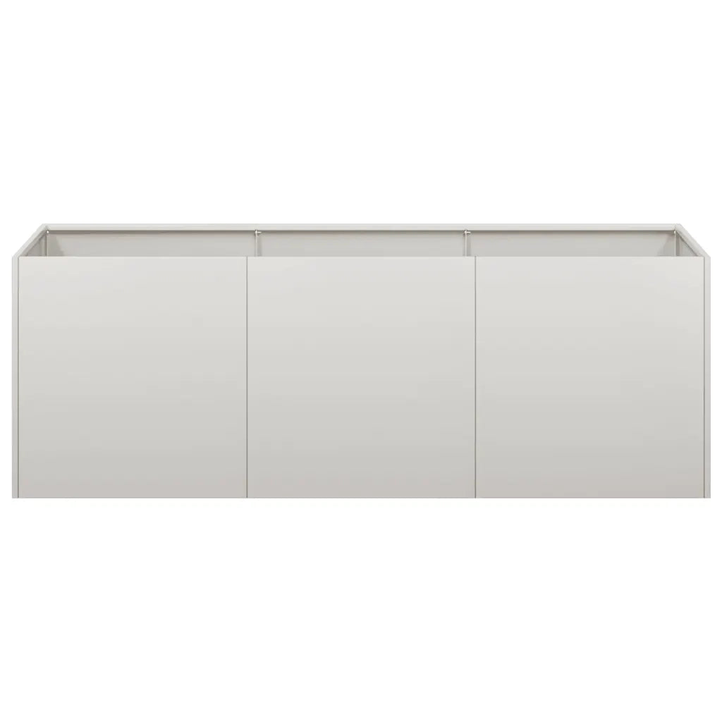Fioriera 120x40x40 cm in Acciaio Inox 860679