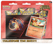 Pokemon GCC Megaevoluzione Ascesa Eroica, Collezione con adesivo Charmander,The Pokemon Company,Eta 6+