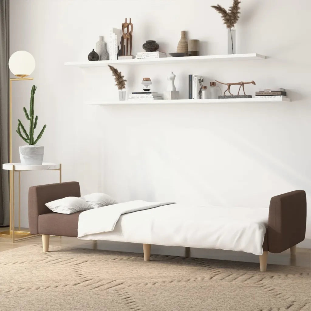 Divano Letto a 2 Posti Tortora in Tessutocod mxl 87519
