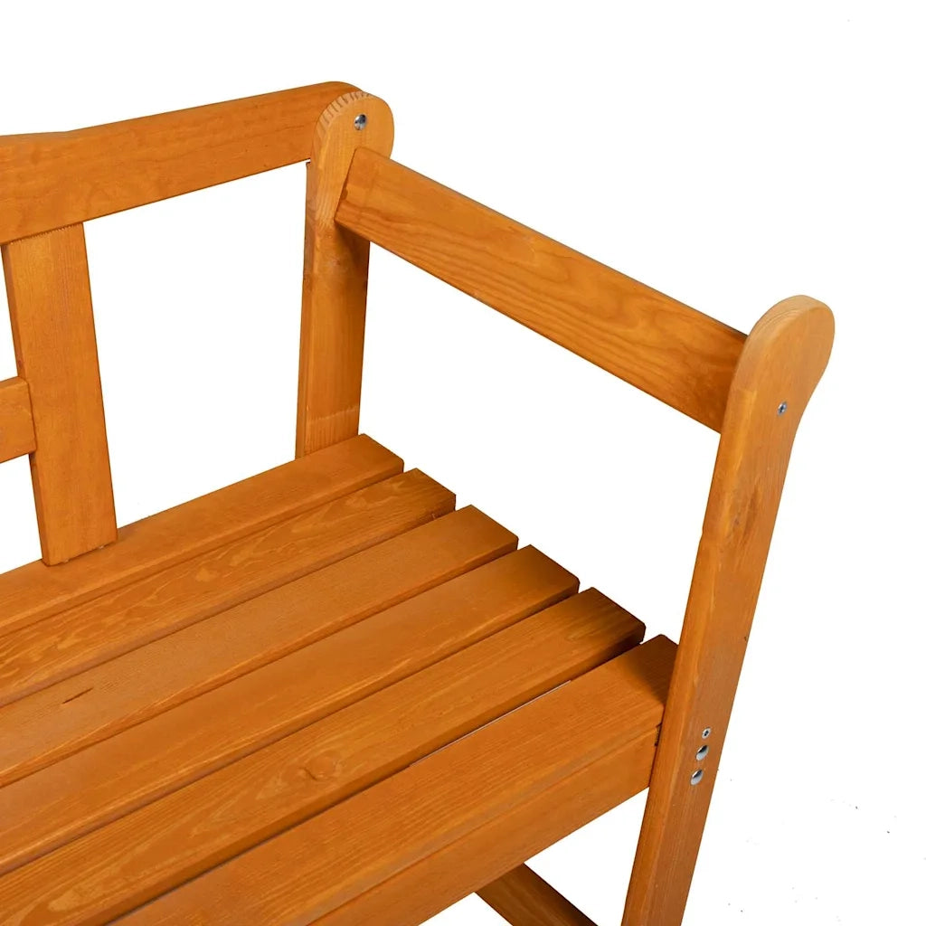 Panchina da esterno | Panchina da Giardino | Panca da Giardino Marrone 119 x 44 x 76 cm Pino massello