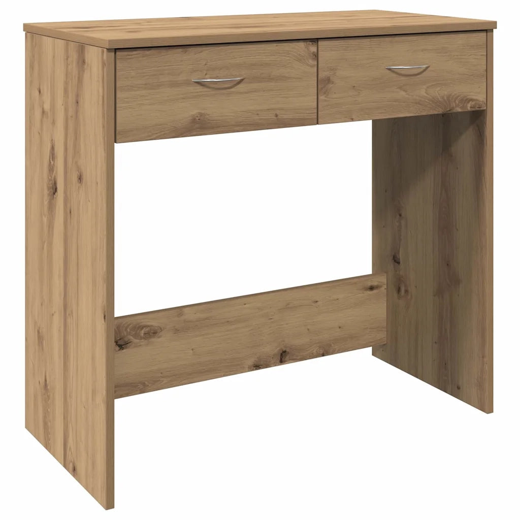 vidaXL Scrivania Rovere Artigianale 80x40x75 cm in Legno Multistrato