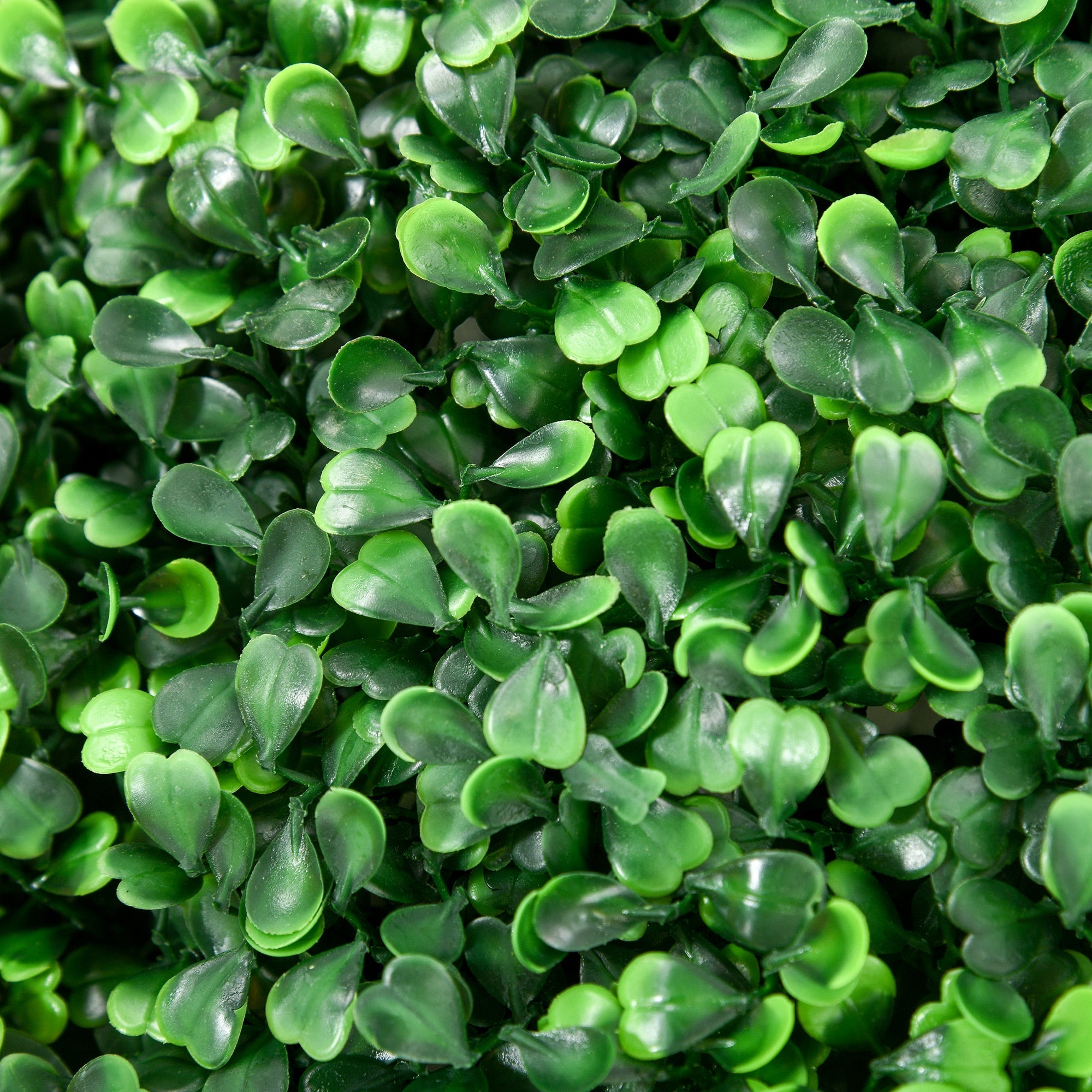 Set di 2 Piante Arteficiali Finte Sfera di Bosso Ø50 cm per Interno ed Esterno Verde