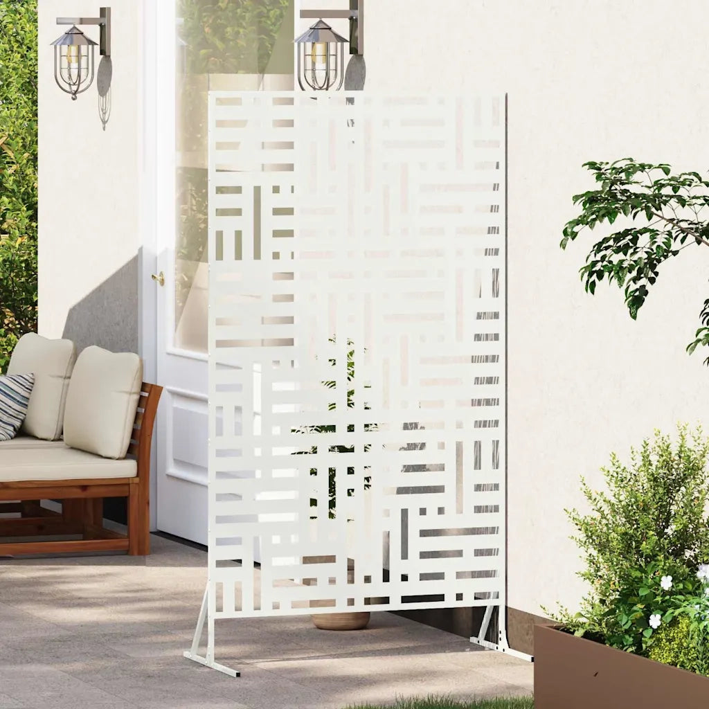 Schermo per Privacy Bianco 100 x 50 x 180 cm Acciaio CFW3228096