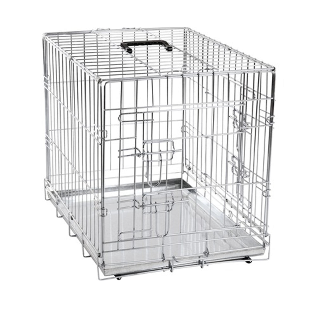 Karlie flamingo gabbie cani metal galvanized 4/5 mm - l 109 x p 70 x h 76 cm