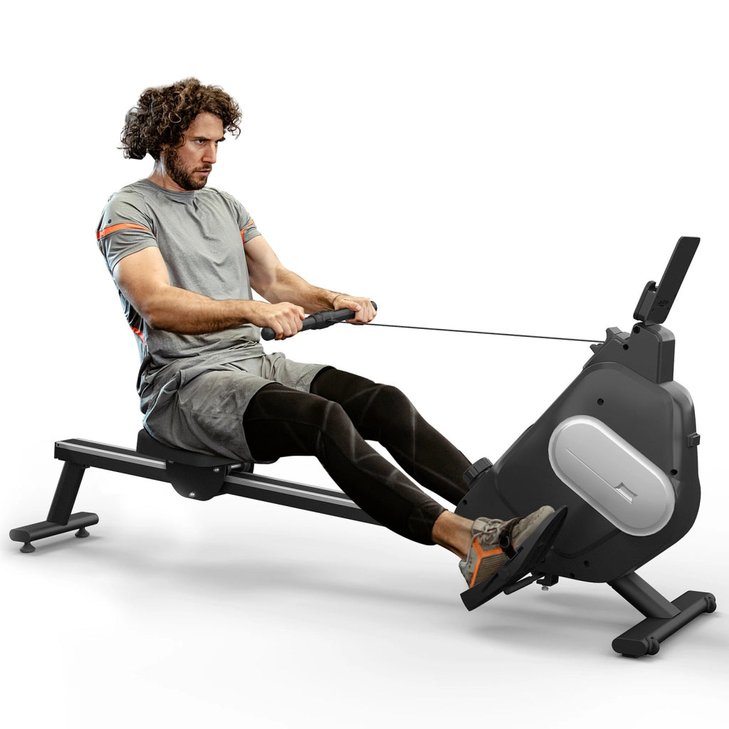 Vogatore magnetico - Rattantree - con console LCD e resistenza a 16 livelli, guida in alluminio, mute