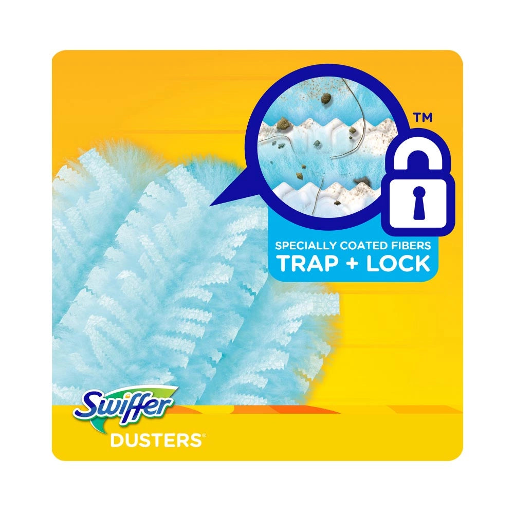 Swiffer duster starter kit catturapolvere 3 confezioni da 1 manico & 5 piumini swiffer