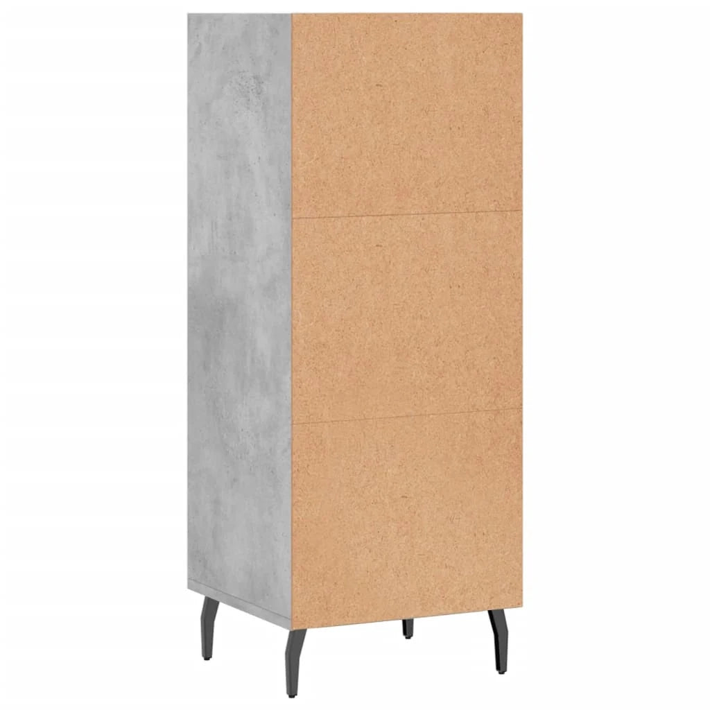 Buffet credenza cassettiera armadio mobile contenitore organizer per cucina soggiorno salotto 34,5 x 32,5 x 90 cm legno ingegnerizzato grigio 02_0031871