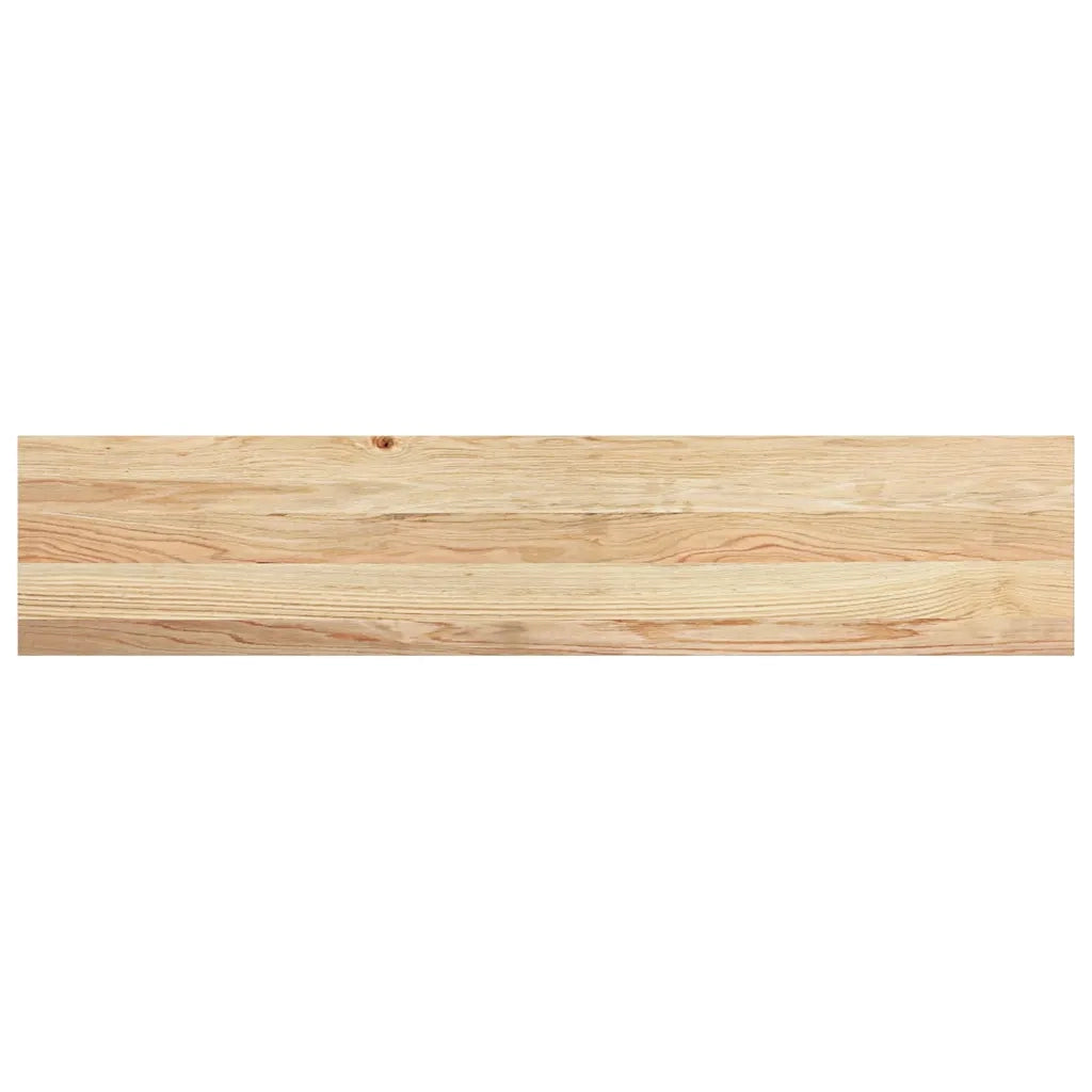 Gradini 4 pz 120x25x2 cm in Rovere Massello Non Trattato 3282898