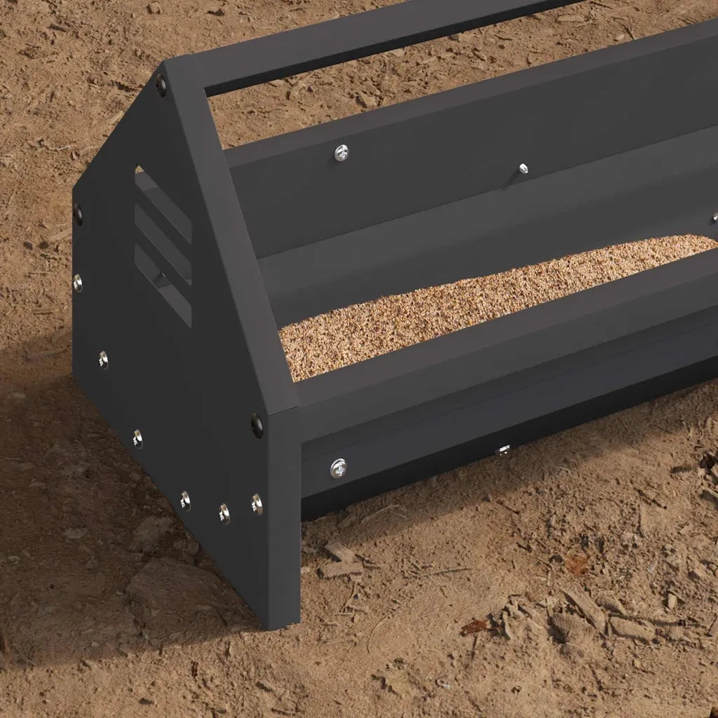Mangiatoia per polli Nero 108 x 20,5 x 20 cm CFW5760219