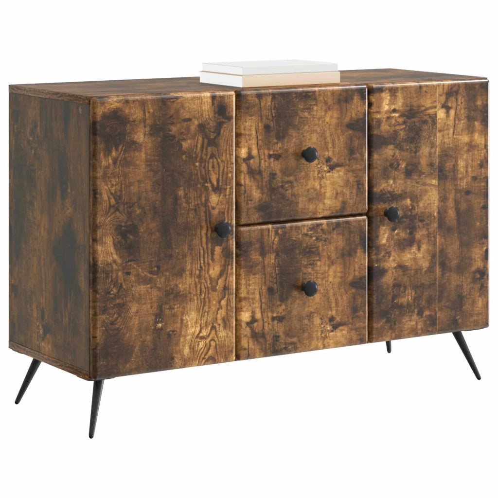 Credenza Rovere Fumo 89 x 34,5 x 60 cm Legno ingegnerizzato