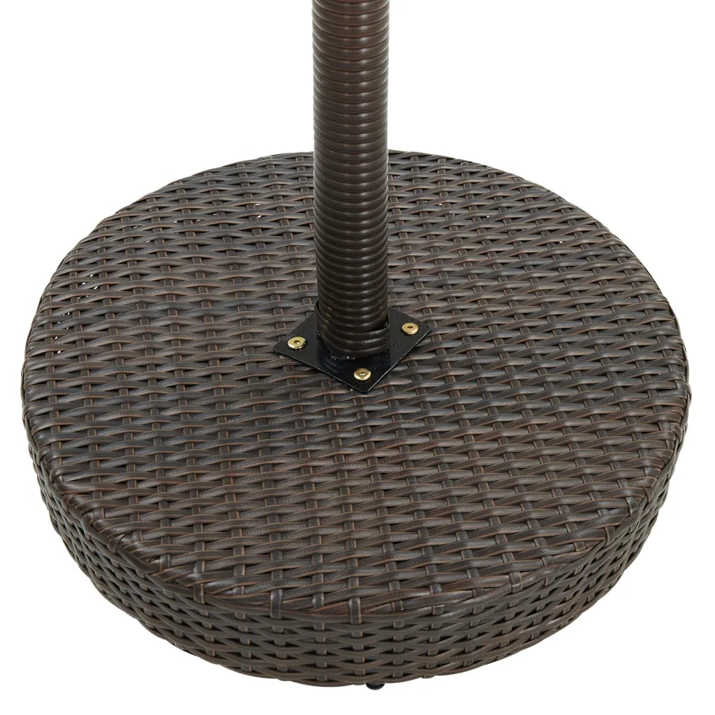 Set da Bar da Giardino 5 pz con Cuscini in Polyrattan Marrone cod mxl 34641
