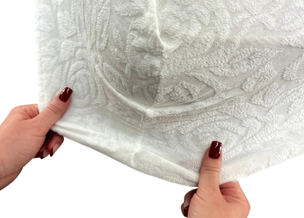 Coprimaterasso Elasticizzato In Spugna Jacquard Con Maxi Angoli Modello Elegance - Singolo - Elegance