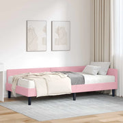 Struttura Letto Angolare con Materasso 2 pcs Grigio Velluto 3393719