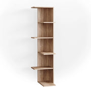 Scaffale angolare Tera, Sonoma, 37 x 140.1 cm, utilizzabile per riporre libri e oggetti decorativi