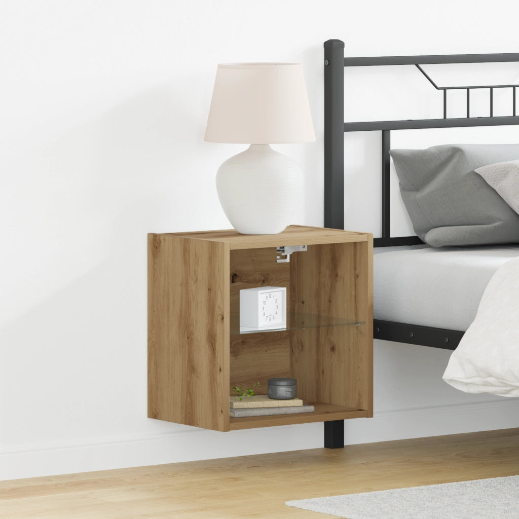 mensola fluttuante Rovere Artigianale 40x28,5x40 cm Legno Ingegnerizzato