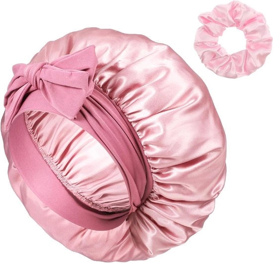 Sacco da Capo con Cinturino in Cotone e Capote in Cotone Leggero - Cappuccio Antiscivolo - Donna - Rosso Scuro