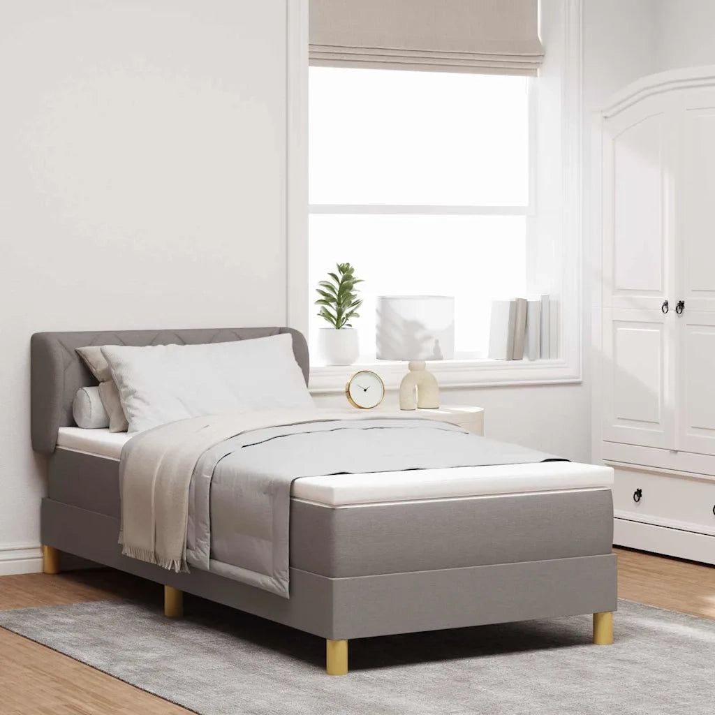 Letto a molle con materasso Talpa 100 x 200 cm Tessuto 3340266