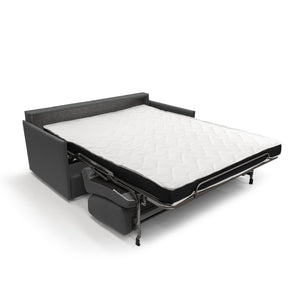 Evans Divano letto matrimoniale in tessuto impermeabile T13 169 cm (mat. 140x197) antracite