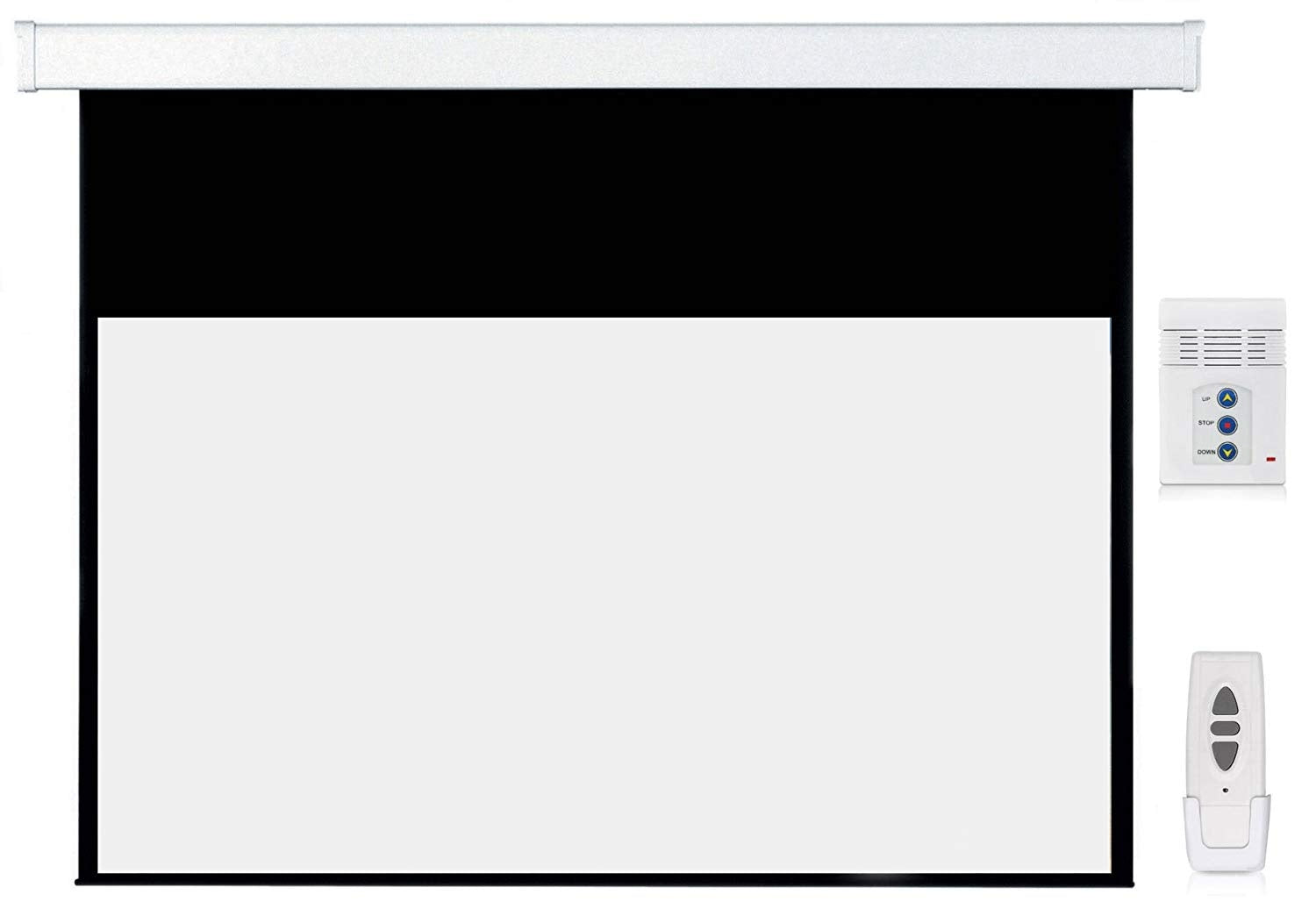 Telo provis 300x225 videomot motorizzato bianco 4:3 - NPF10176