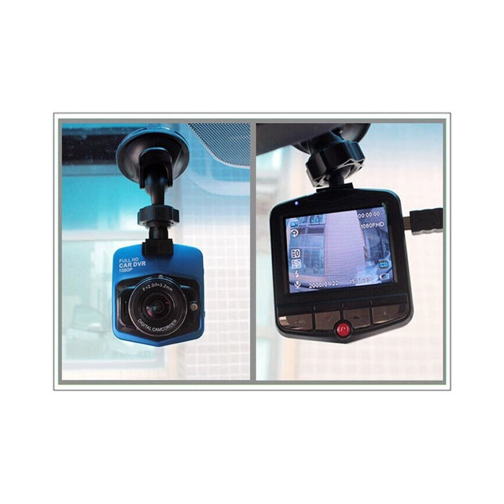 Trade Shop - Mini Dvr Telecamera Videoregistratore Auto Hd Monitor Lcd 2.4 Video Led Dashcam -