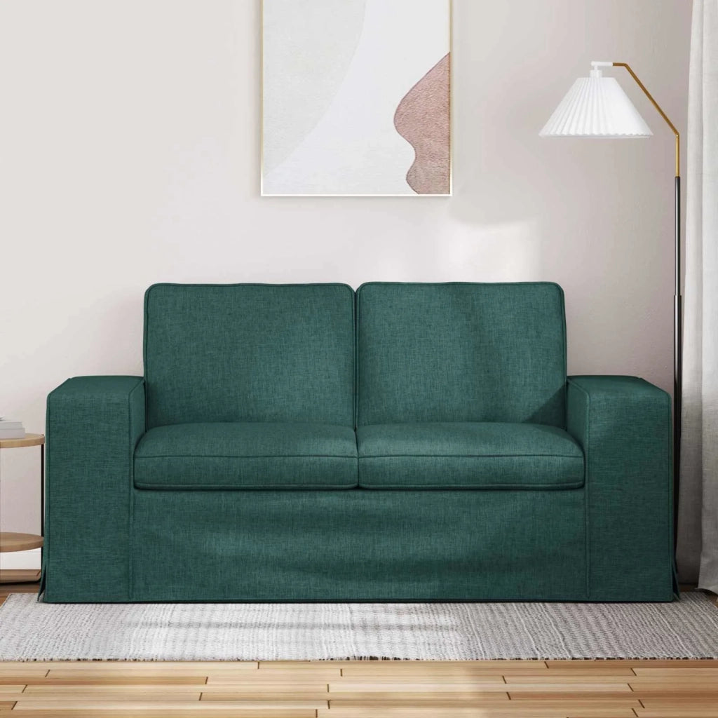 Divano Verde Scuro 162 x 80 x 82 cm Tessuto