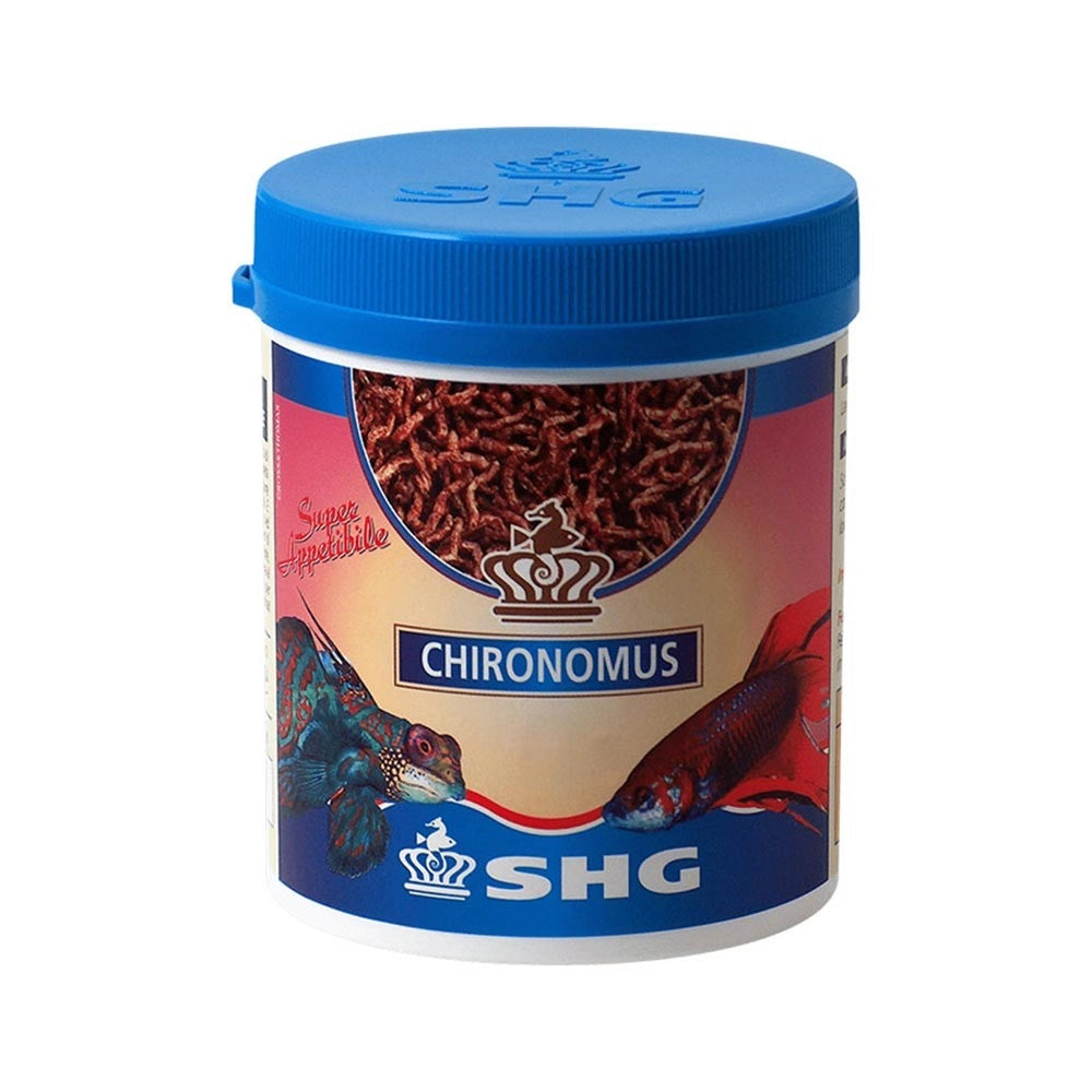 SHG Chironomus - larve di zanzara liofilizzate Formato: 15 gr