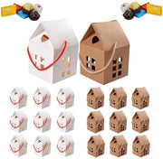 Scatola di regalo da 20 pezzi - Confezione regalo in cartone - Piccola scatola di regalo - Scatola con coperchio - Carta forte - Ideale per dolci - Scatola per regali