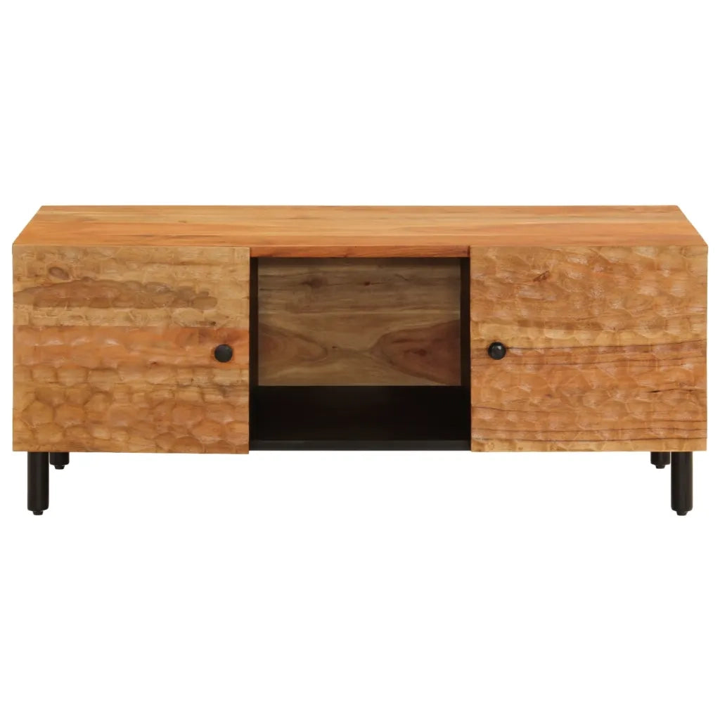 Tavolino 100x54x40 cm in Legno Massello di Acacia