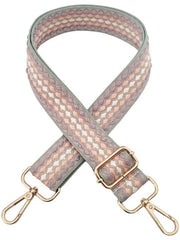 Fascia Regolabile da 72 a 130 cm - Tasca Regolabile - Stile Boho - Cinturino di Sostituzione - Chiusura con Zip - Tasca in Nylon Duraturo