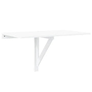 Tavolino Muro Pieghevole Bianco Lucido 100x60x56 cm Multistrato CFW2575535