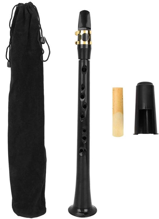 Saxofono Mini Portatile - Adatto per Principianti - Strumento di Pratica - Leggero - Comodo da Utilizzare - Realizzato in Primo Materiale di Plastica