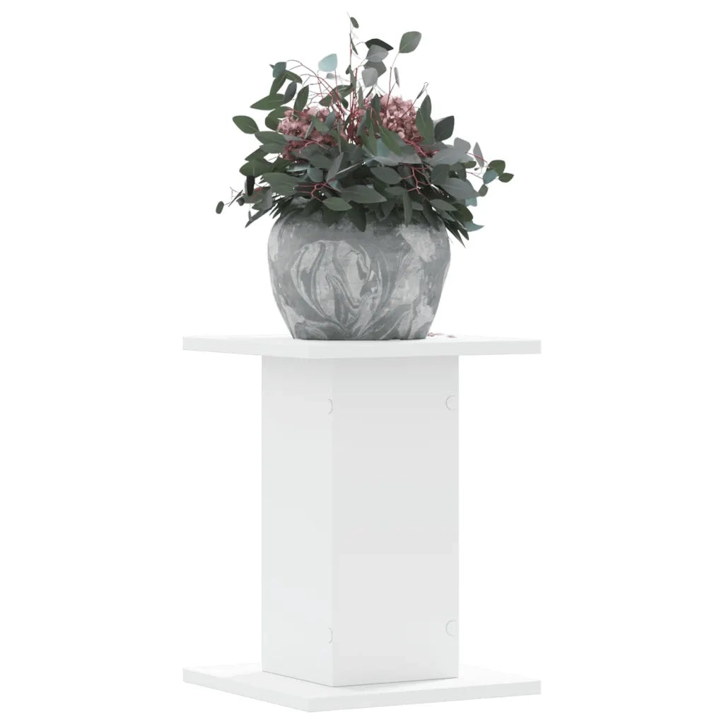 Supporti per piante | Sostegno per piante 2 pz Bianchi 30x30x40cm Legno Multistrato