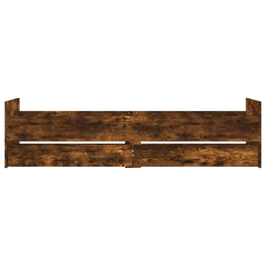 Telaio del letto con storage Rovere Fumo 80 x 200 cm 3429623