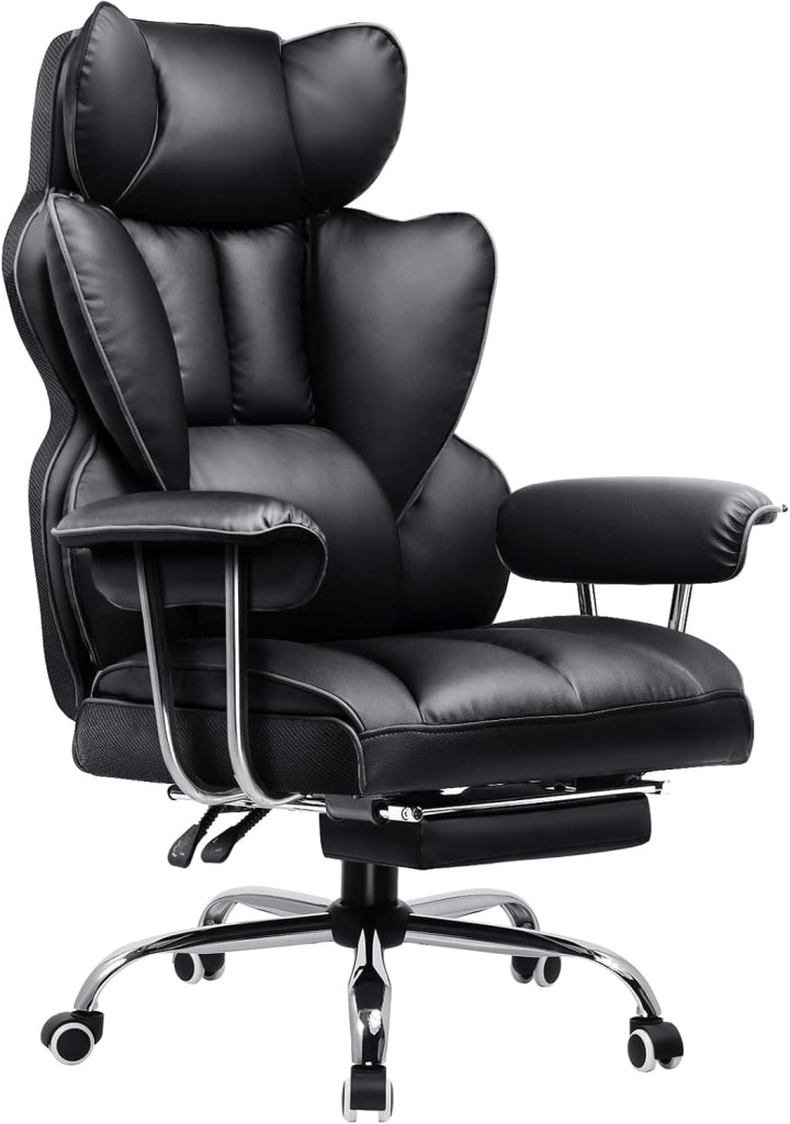 Sedia Gaming Ergonomica Sedia da Gaming Reclinabile Sedia Ufficio con Poggiapiedi Sedia Gamer Schienale Regolabile per Lavoro e Gioco Blu