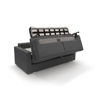 Chris Divano letto matrimoniale tessuto impermeabile 166 cm antracite