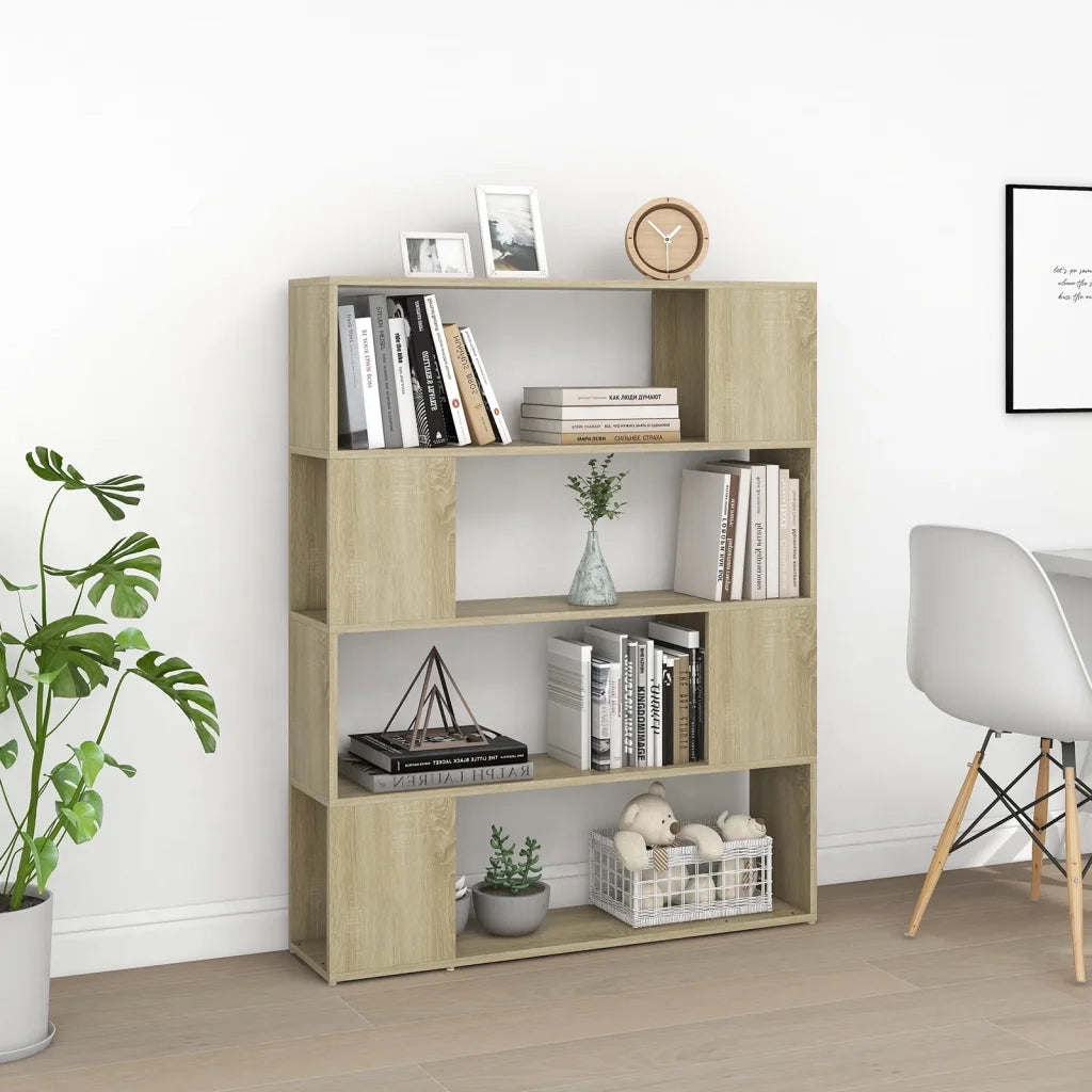 Libreria/Divisorio Rovere Sonoma 100x24x124 cm 809191