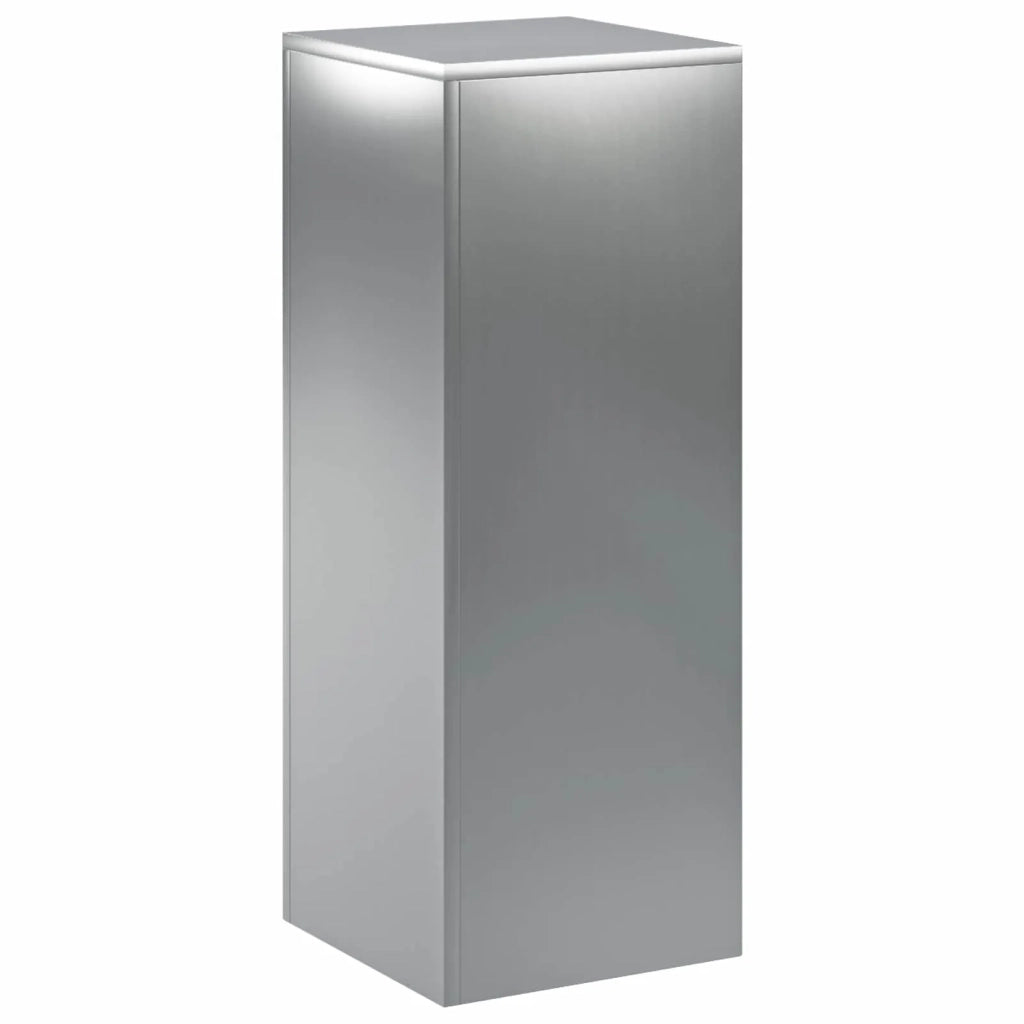 Supporto per piante Argento 30 x 30 x 80 cm Acciaio 8012498