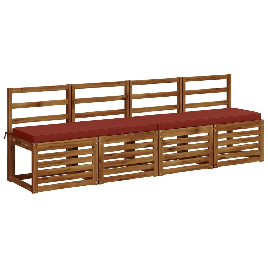 Cuscino per Panchina a 1 Pezzo VUGHT 100% Poliestere Rosso 951126