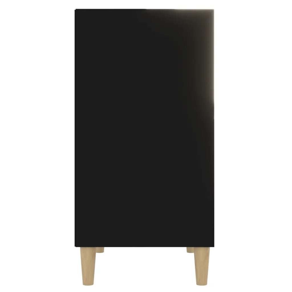 Credenza Nera 57x35x70 cm in Legno Multistrato 806050