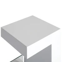 Caminetto a Bioetanolo da Tavolo 2000W in Acciaio Inossidabile Inodore con Vetro 78 x 25 x 58 cm Bianco