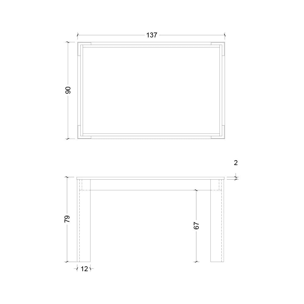 Tavolo da pranzo allungabile L 137 (+48) x P 90 x H 79 Linea MONACO, realizzato in legno 100% MADE IN ITALY, design moderno per cucina, sala da pranzo, soggiorno colore Cashmere/Rovere