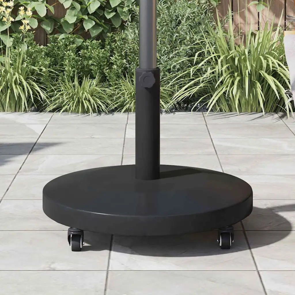 vidaXL Base per Ombrello da Esterno Nero 48 x 48 x 32 cm