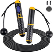 Touw Digitale con Contatore-Calorie Contatore-Duraturo Antiscivolo Manubri-Treppatelle di Tela-Sport-Fitness-Resistenza-Bambini-Adulti
