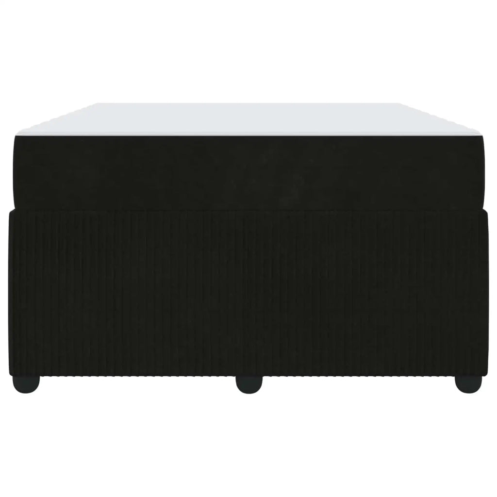 Struttura del letto con materasso-Giroletto Nero 120 x 200 cm Tessuto 378014