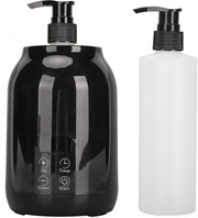 Flessenwarmer con display LED - Olioverwarmer per massaggi - Olioverwarmer per uso domestico - Due flaconi con pompa - Esperienza di massaggio rilassante - Materiale ABS