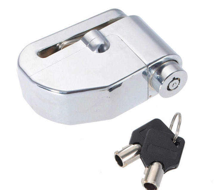 ANTIFURTO SONORO MOTO BLOCCA DISCO RUOTA ALLARME SIRENA BLOCCADISCO SCOOTER