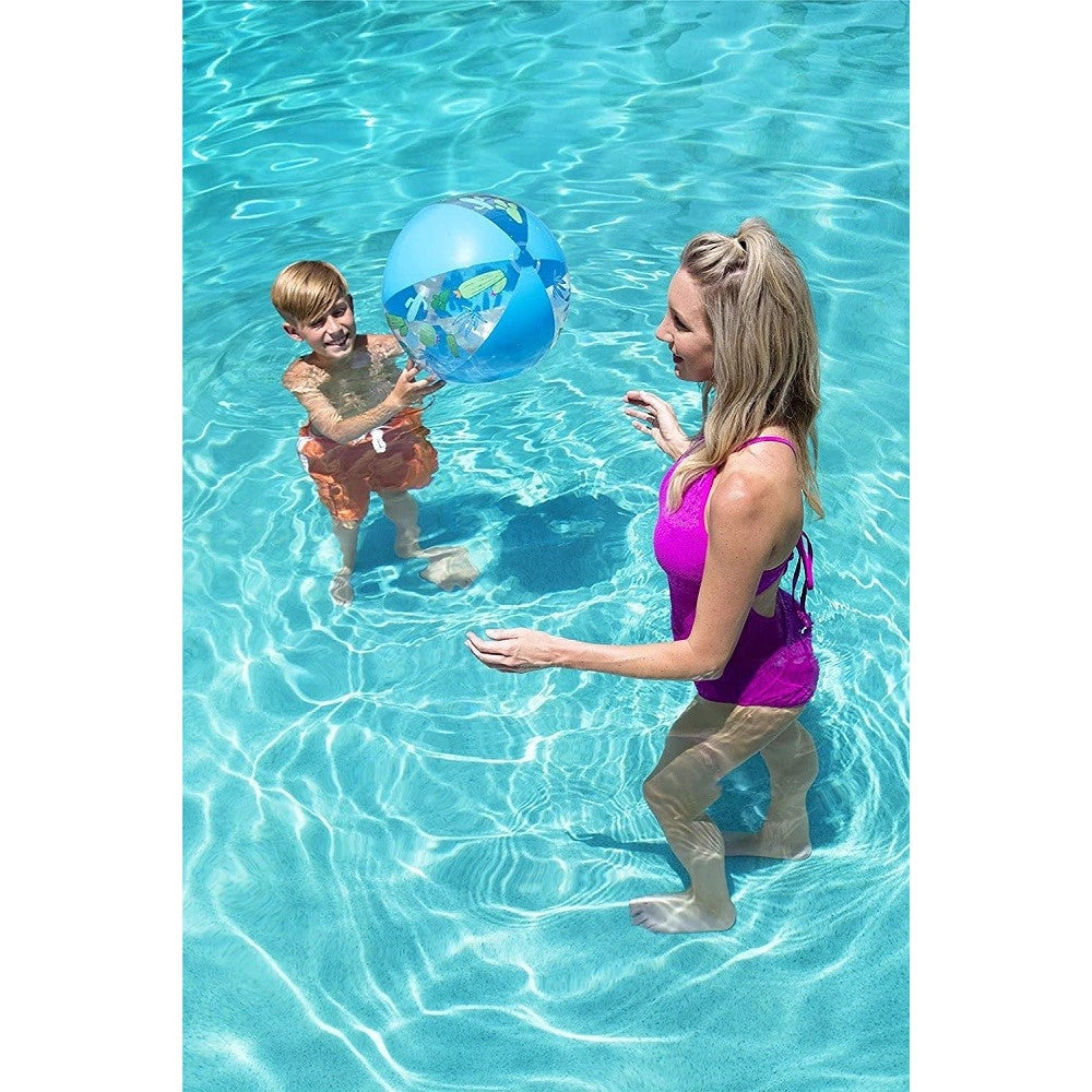 Trade Shop - Pallone Palla Spiaggia Designer 51cm Per Mare Piscina 3 Modelli Assortiti 31036 -