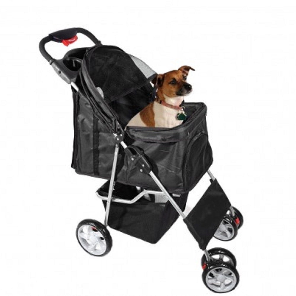 Trade Shop - Passeggino Per Cani Cane Pieghevole Buggy Trasportino Con Zip Traspirante Lavabile -
